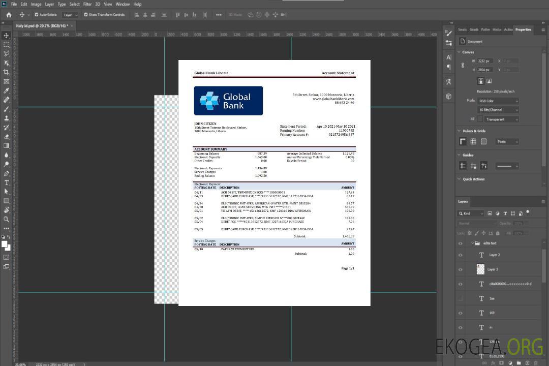 Déclaration de la Banque mondiale du Libéria template Déclaration de la Banque mondiale du Libéria template